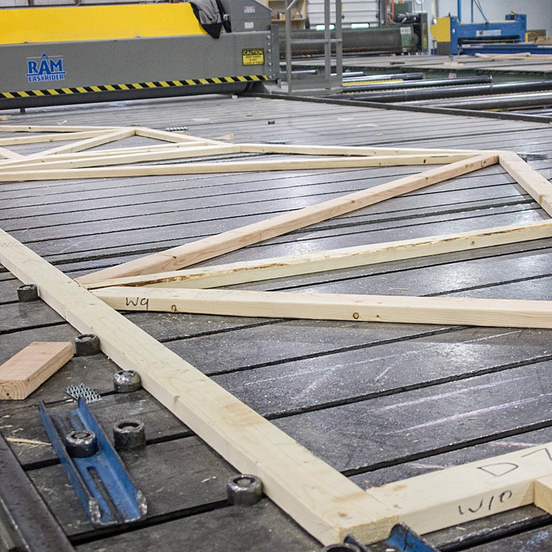 Floor and Roof Trusses and Wall Panels