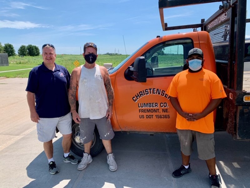 Christensen Lumber Veteran Ramp community service